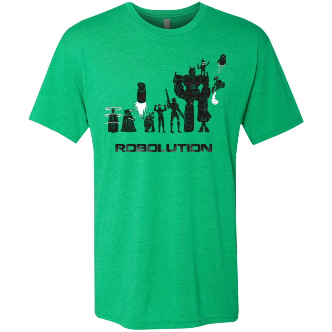 T-Shirts Envy / Small Robolution Men's Triblend T-Shirt