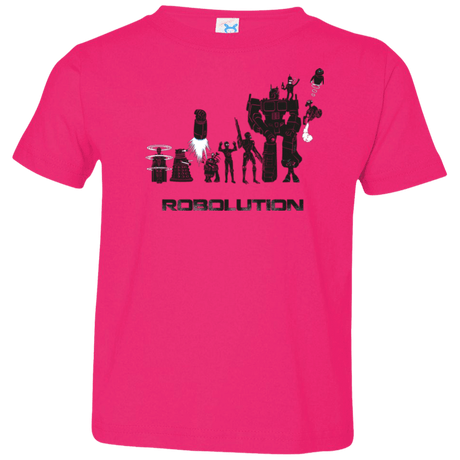 T-Shirts Hot Pink / 2T Robolution Toddler Premium T-Shirt