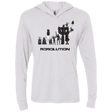 T-Shirts Heather White / X-Small Robolution Triblend Long Sleeve Hoodie Tee