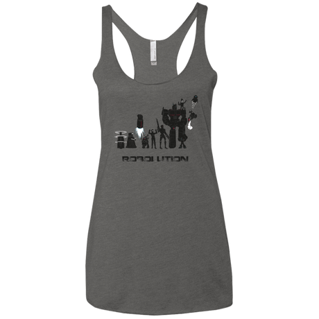 T-Shirts Premium Heather / X-Small Robolution Women's Triblend Racerback Tank