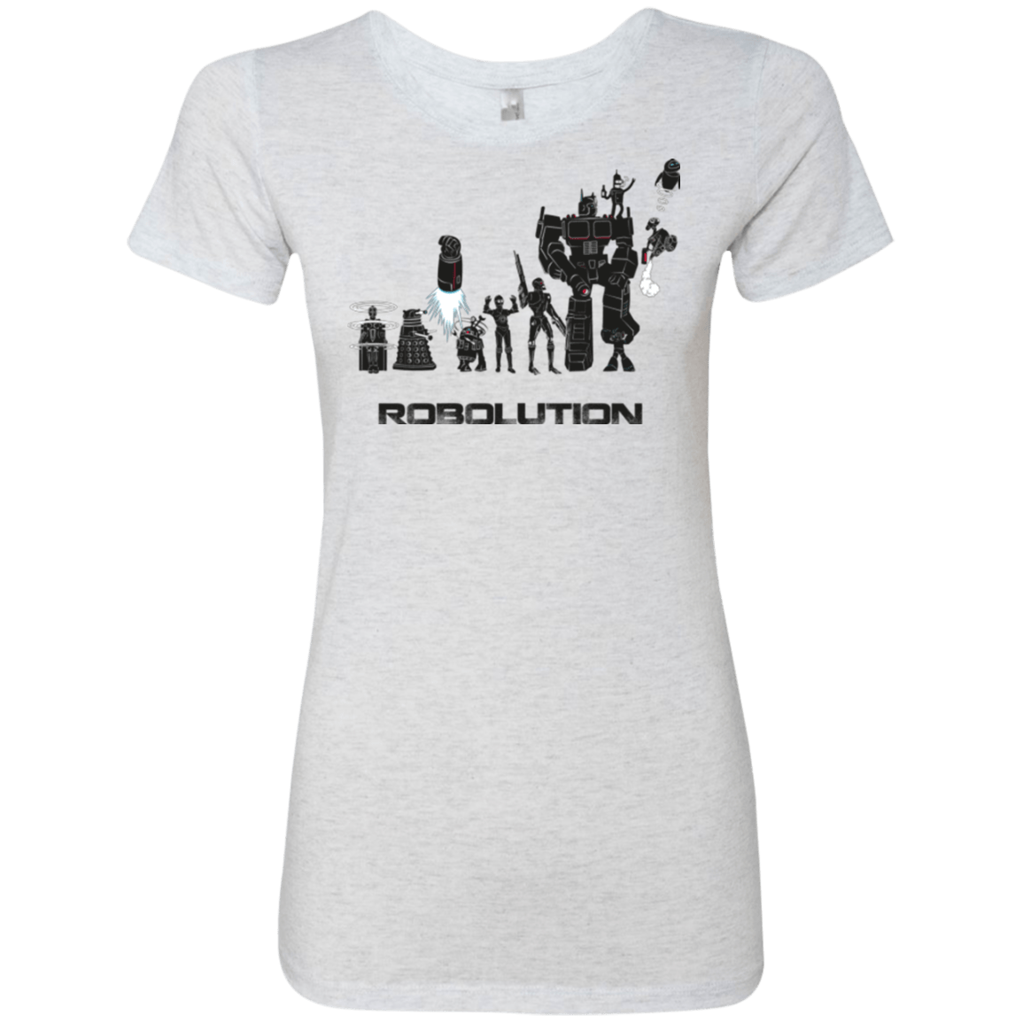 T-Shirts Heather White / Small Robolution Women's Triblend T-Shirt