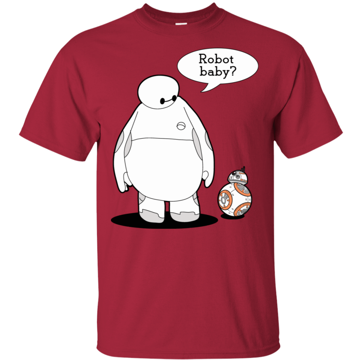 T-Shirts Cardinal / S Robot Baby T-Shirt