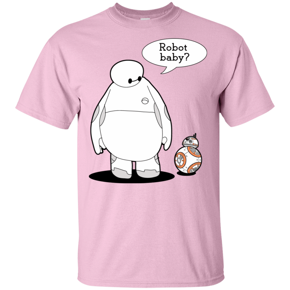 T-Shirts Light Pink / S Robot Baby T-Shirt