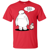 T-Shirts Red / S Robot Baby T-Shirt