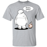 T-Shirts Sport Grey / S Robot Baby T-Shirt