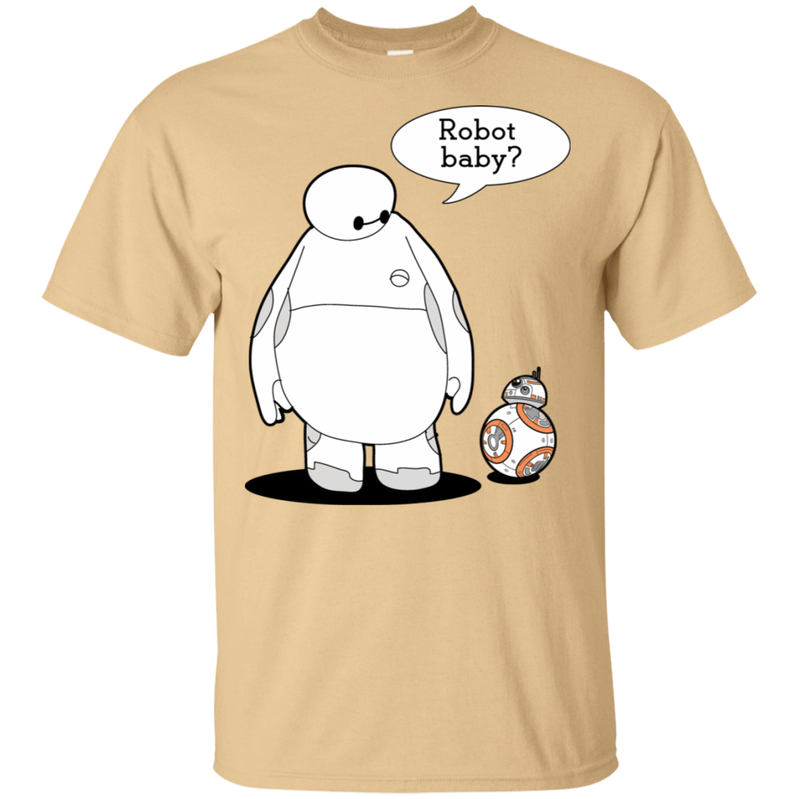 T-Shirts Vegas Gold / S Robot Baby T-Shirt