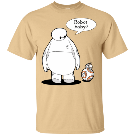 T-Shirts Vegas Gold / S Robot Baby T-Shirt