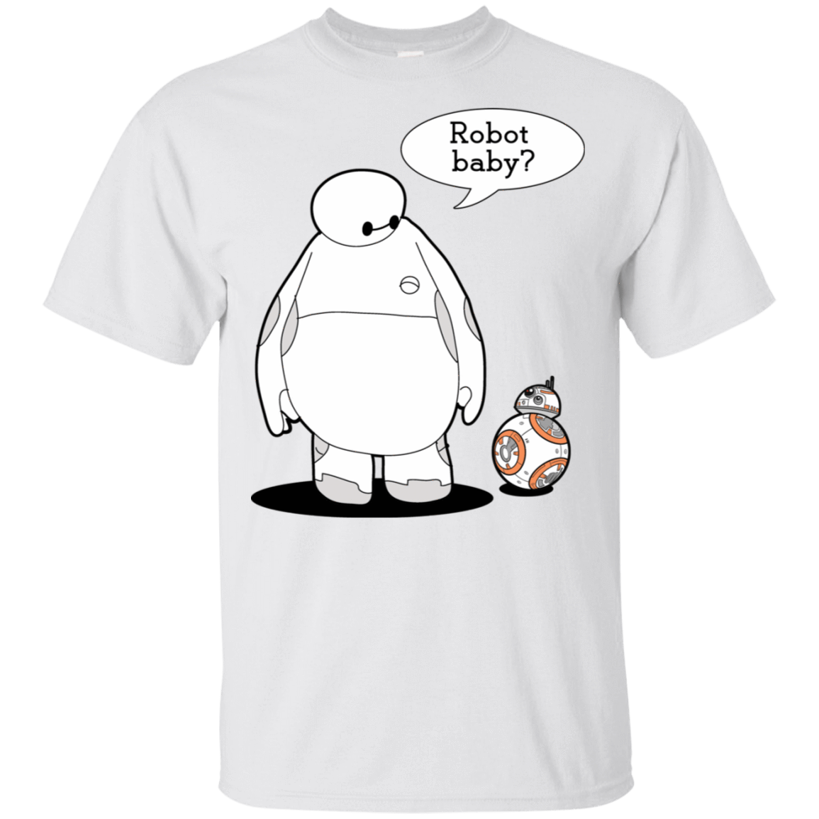 T-Shirts White / S Robot Baby T-Shirt