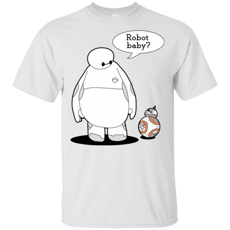 T-Shirts White / S Robot Baby T-Shirt
