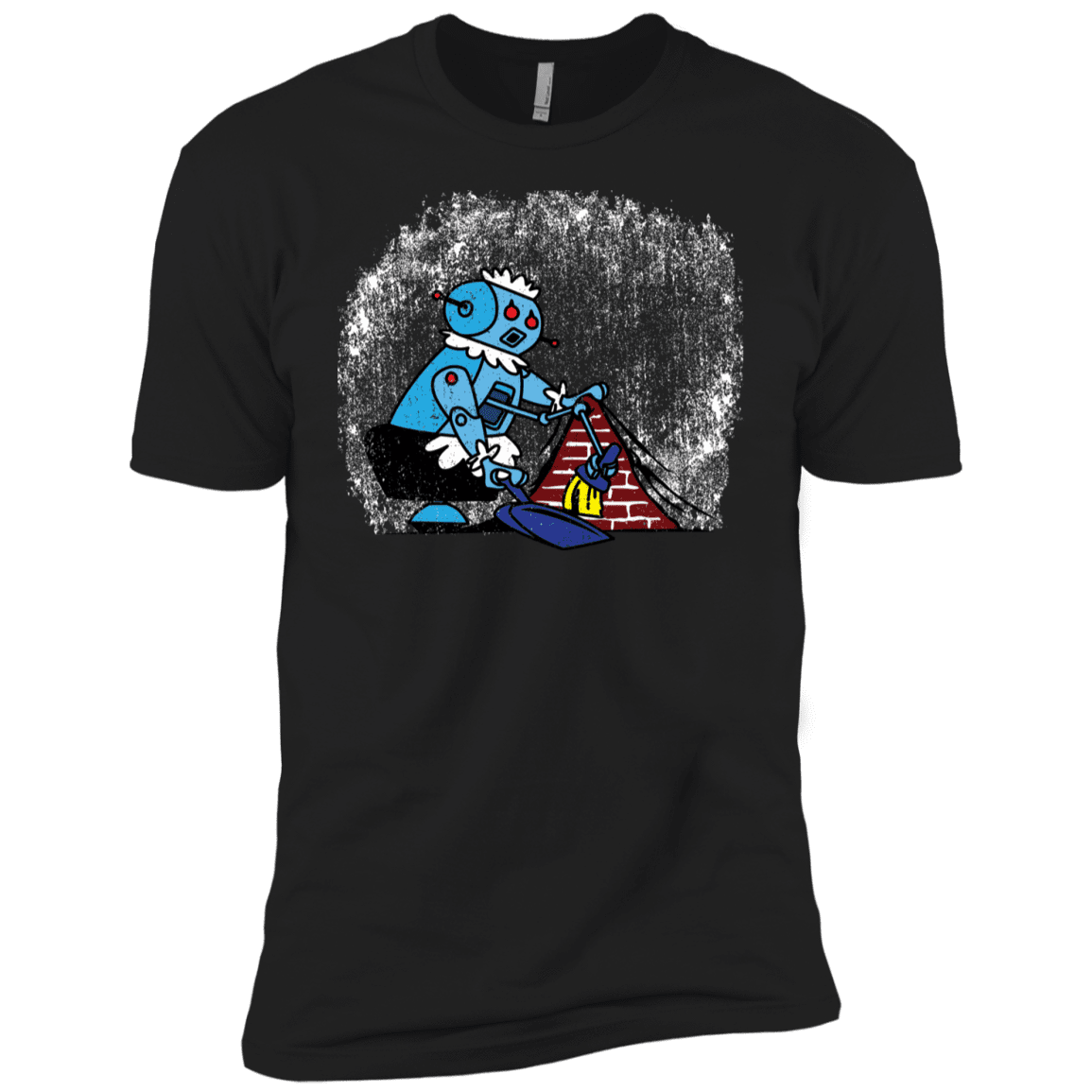 T-Shirts Black / YXS Robot Cleaner Boys Premium T-Shirt