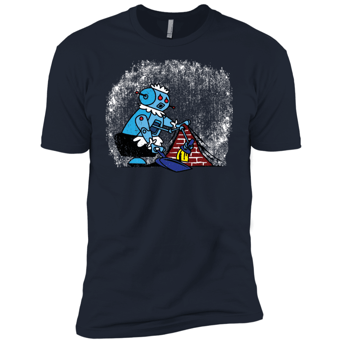 T-Shirts Midnight Navy / YXS Robot Cleaner Boys Premium T-Shirt