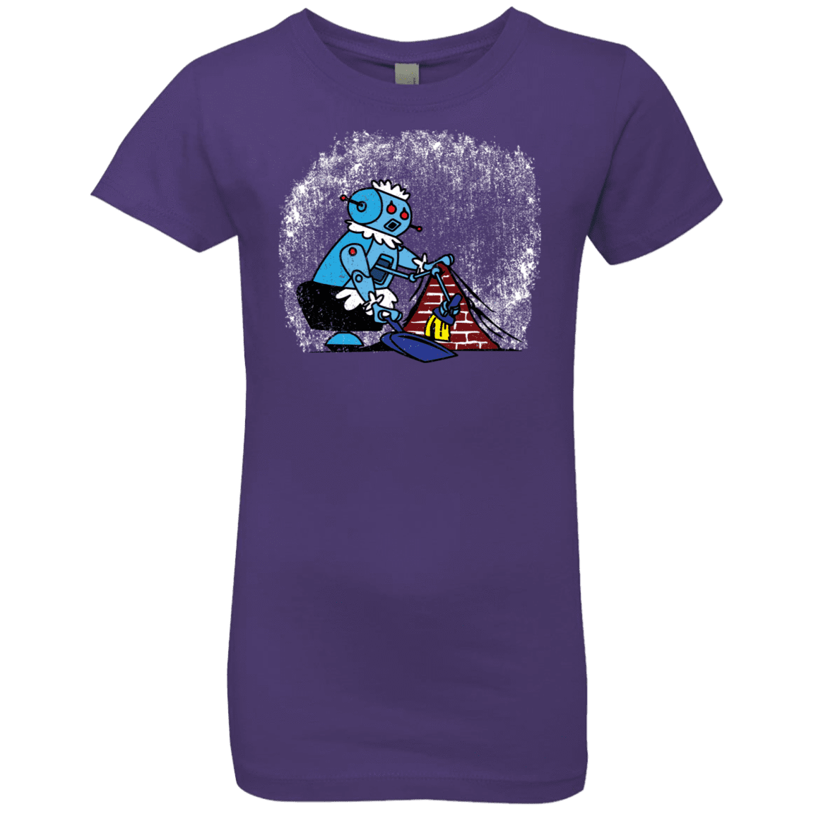 T-Shirts Purple Rush / YXS Robot Cleaner Girls Premium T-Shirt