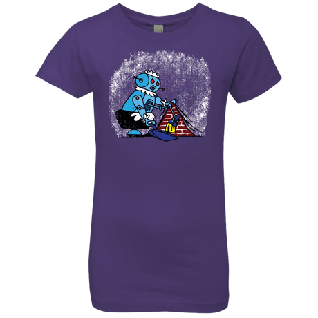 T-Shirts Purple Rush / YXS Robot Cleaner Girls Premium T-Shirt