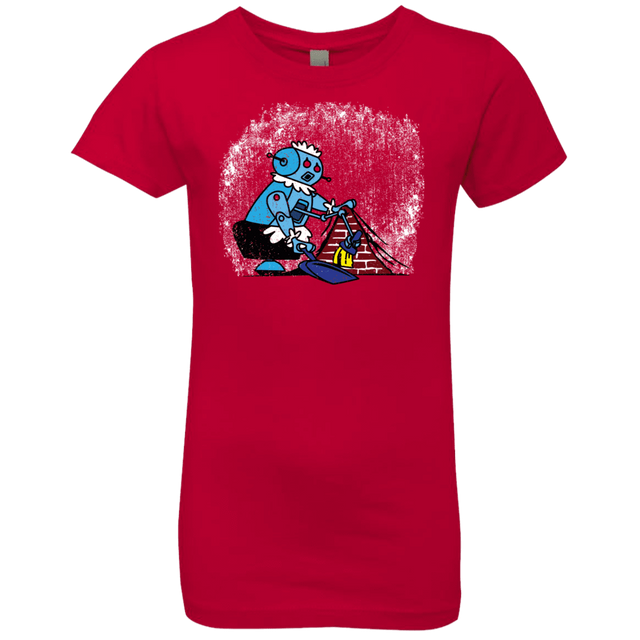 T-Shirts Red / YXS Robot Cleaner Girls Premium T-Shirt