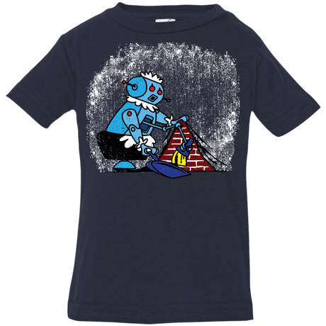 T-Shirts Navy / 6 Months Robot Cleaner Infant Premium T-Shirt