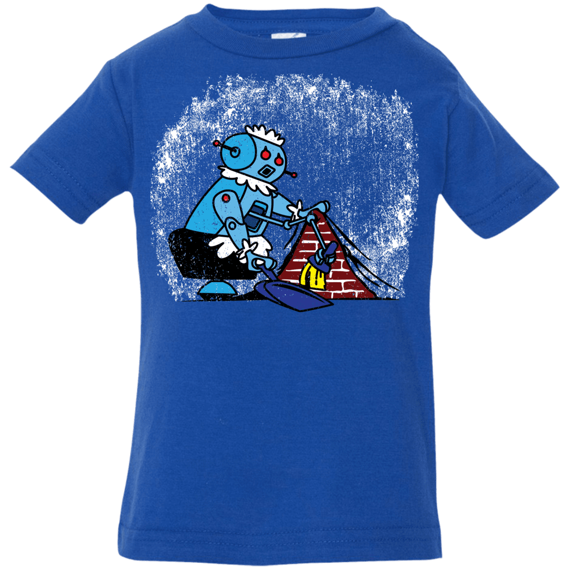T-Shirts Royal / 6 Months Robot Cleaner Infant Premium T-Shirt