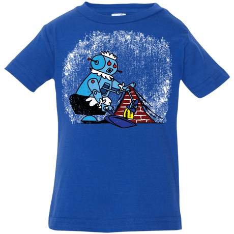 T-Shirts Royal / 6 Months Robot Cleaner Infant Premium T-Shirt