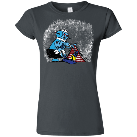 T-Shirts Charcoal / S Robot Cleaner Junior Slimmer-Fit T-Shirt