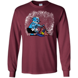 T-Shirts Maroon / S Robot Cleaner Men's Long Sleeve T-Shirt