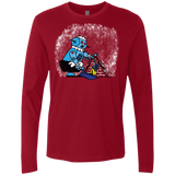 T-Shirts Cardinal / S Robot Cleaner Men's Premium Long Sleeve