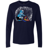 T-Shirts Midnight Navy / S Robot Cleaner Men's Premium Long Sleeve