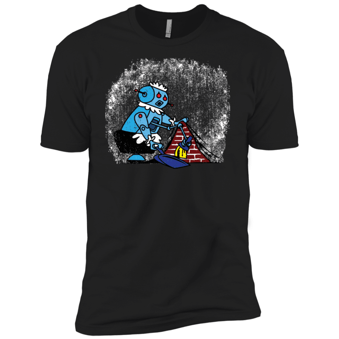 T-Shirts Black / X-Small Robot Cleaner Men's Premium T-Shirt