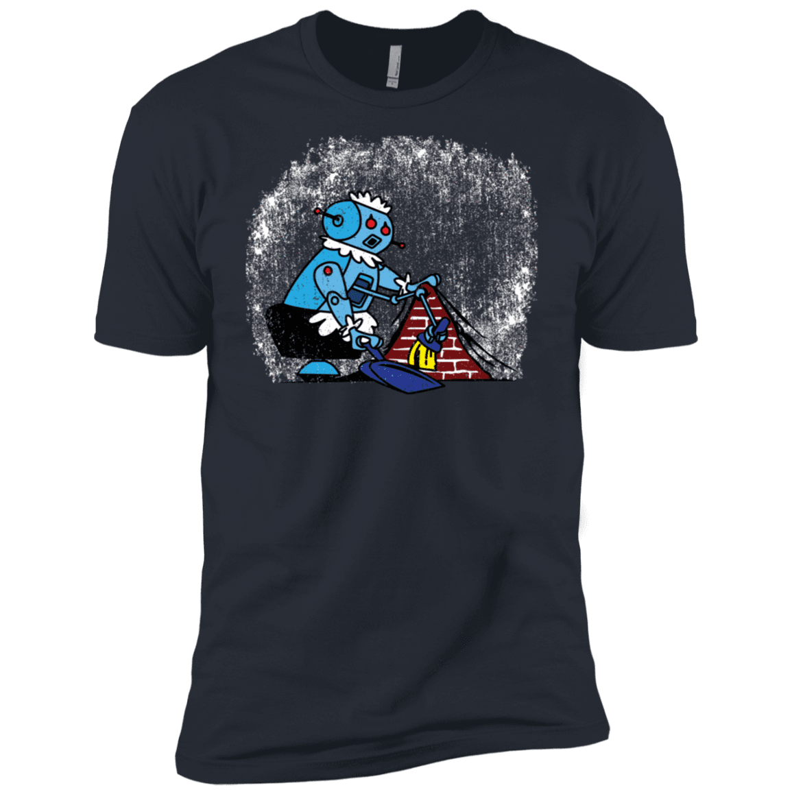 T-Shirts Indigo / X-Small Robot Cleaner Men's Premium T-Shirt