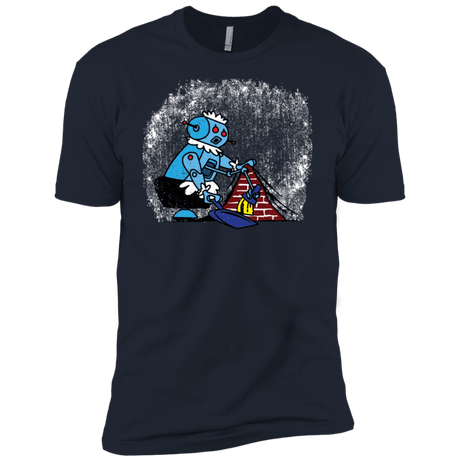 T-Shirts Midnight Navy / X-Small Robot Cleaner Men's Premium T-Shirt