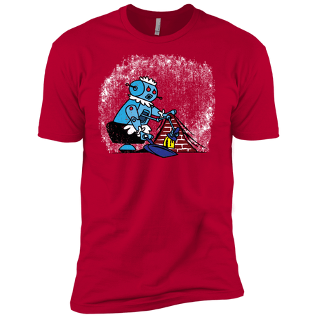 T-Shirts Red / X-Small Robot Cleaner Men's Premium T-Shirt