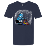 T-Shirts Midnight Navy / X-Small Robot Cleaner Men's Premium V-Neck