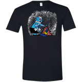T-Shirts Black / X-Small Robot Cleaner Men's Semi-Fitted Softstyle