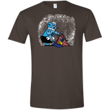 T-Shirts Dark Chocolate / S Robot Cleaner Men's Semi-Fitted Softstyle