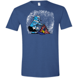 T-Shirts Heather Royal / X-Small Robot Cleaner Men's Semi-Fitted Softstyle