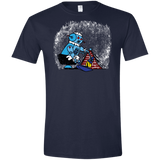 T-Shirts Navy / X-Small Robot Cleaner Men's Semi-Fitted Softstyle