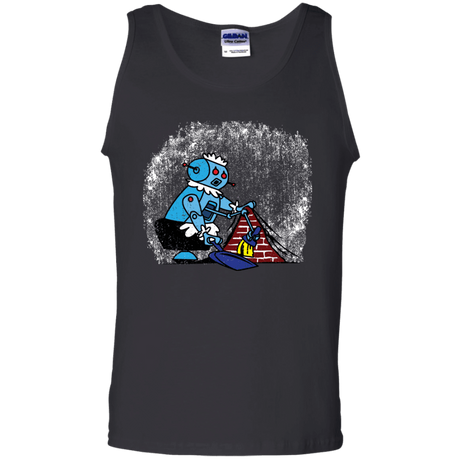 T-Shirts Black / S Robot Cleaner Men's Tank Top