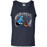T-Shirts Navy / S Robot Cleaner Men's Tank Top