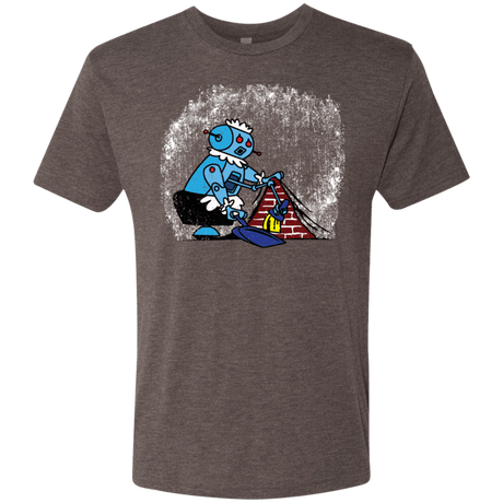 T-Shirts Macchiato / S Robot Cleaner Men's Triblend T-Shirt