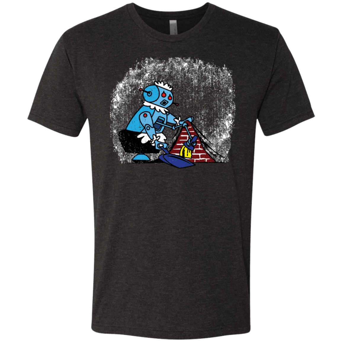 T-Shirts Vintage Black / S Robot Cleaner Men's Triblend T-Shirt
