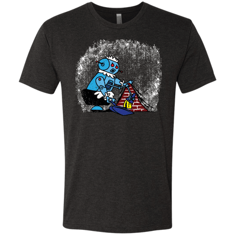 T-Shirts Vintage Black / S Robot Cleaner Men's Triblend T-Shirt