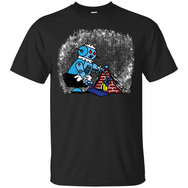 T-Shirts Black / S Robot Cleaner T-Shirt