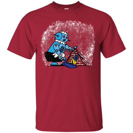 T-Shirts Cardinal / S Robot Cleaner T-Shirt