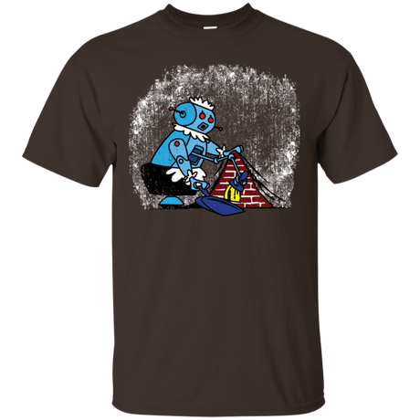 T-Shirts Dark Chocolate / S Robot Cleaner T-Shirt