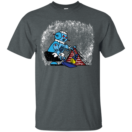 T-Shirts Dark Heather / S Robot Cleaner T-Shirt