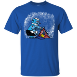 T-Shirts Royal / S Robot Cleaner T-Shirt