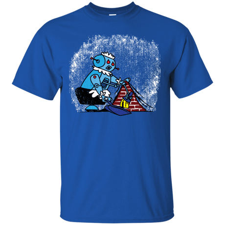 T-Shirts Royal / S Robot Cleaner T-Shirt