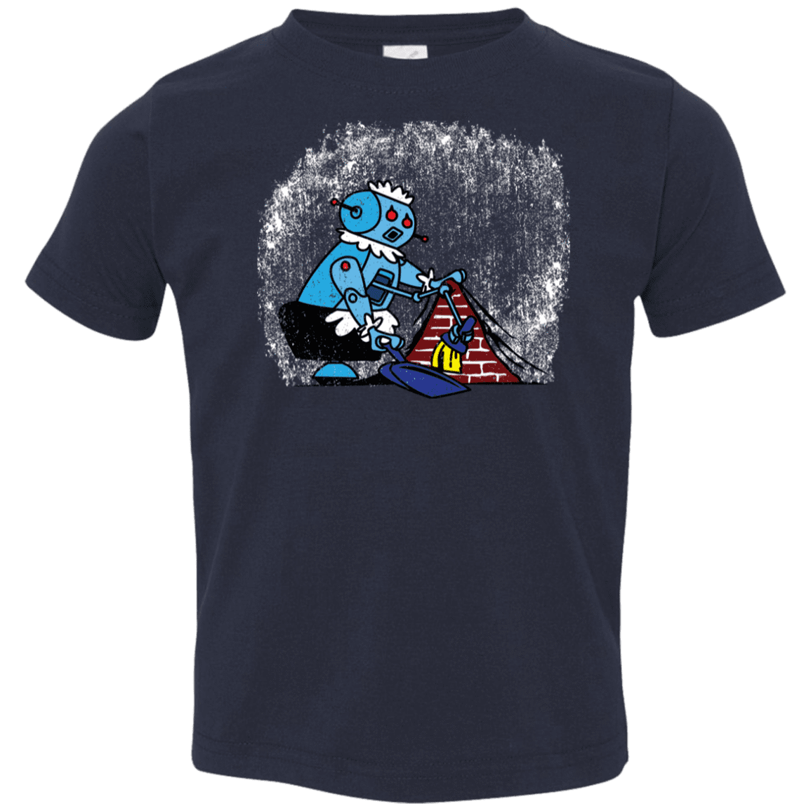 T-Shirts Navy / 2T Robot Cleaner Toddler Premium T-Shirt
