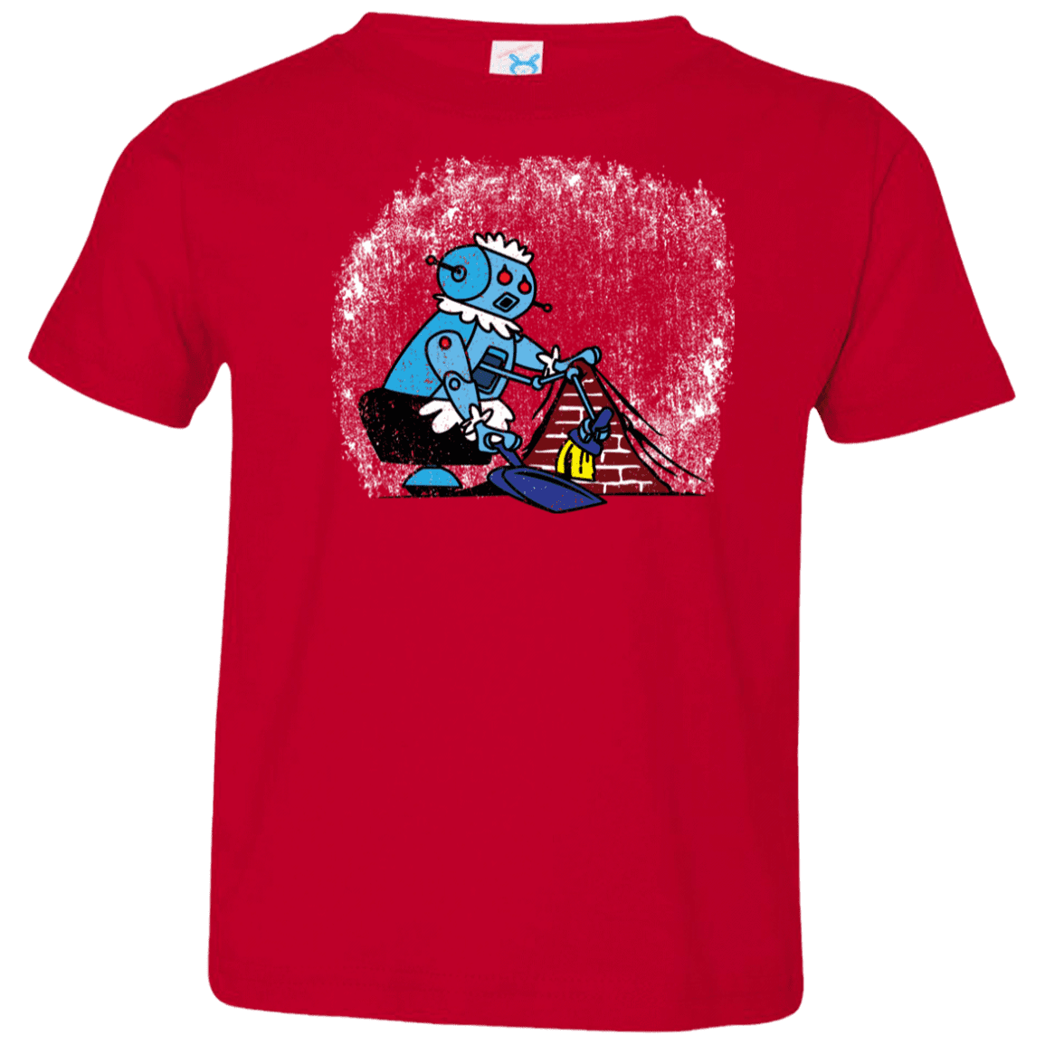 T-Shirts Red / 2T Robot Cleaner Toddler Premium T-Shirt