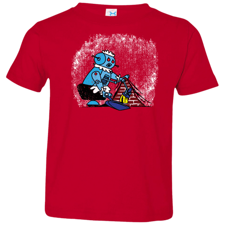 T-Shirts Red / 2T Robot Cleaner Toddler Premium T-Shirt