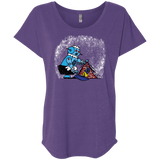 T-Shirts Purple Rush / X-Small Robot Cleaner Triblend Dolman Sleeve