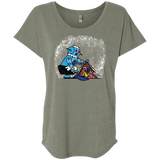 T-Shirts Venetian Grey / X-Small Robot Cleaner Triblend Dolman Sleeve